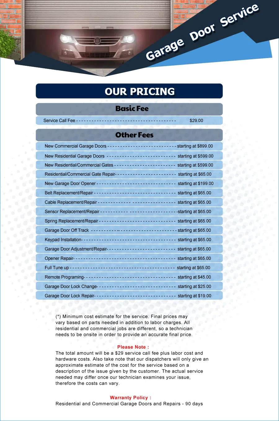 Eagle Garage Door Service Pomona, NY 845-421-6759